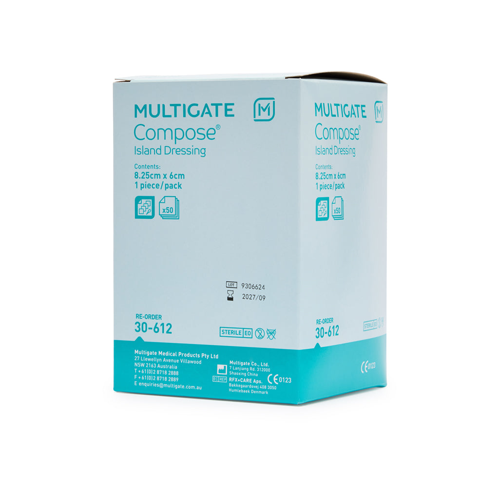 Compose Island Dressing Latex Free 8.2cm x 6cm (50) 10204038