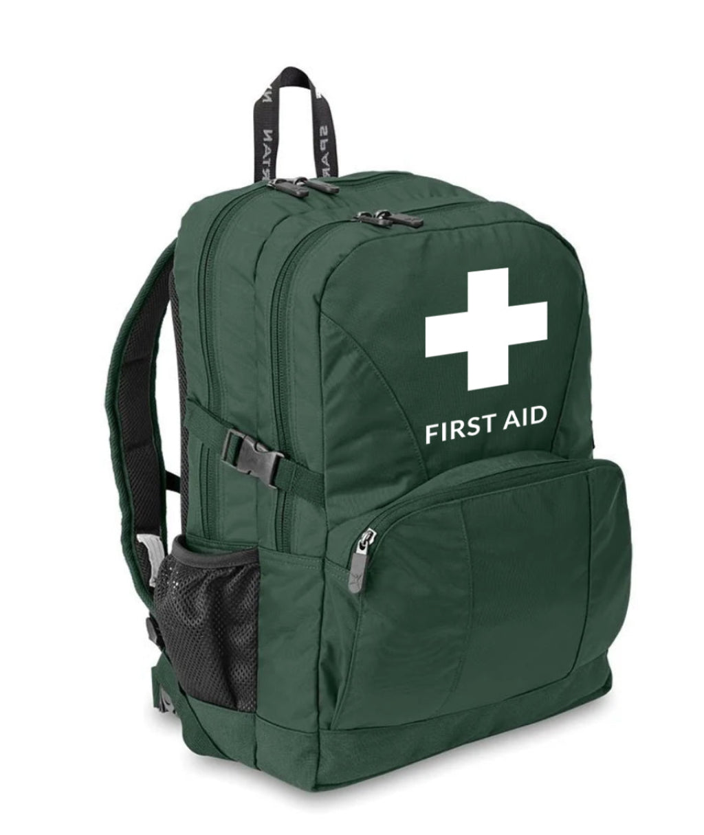 Student First Aid Empty Backpack Chiropak XL Green