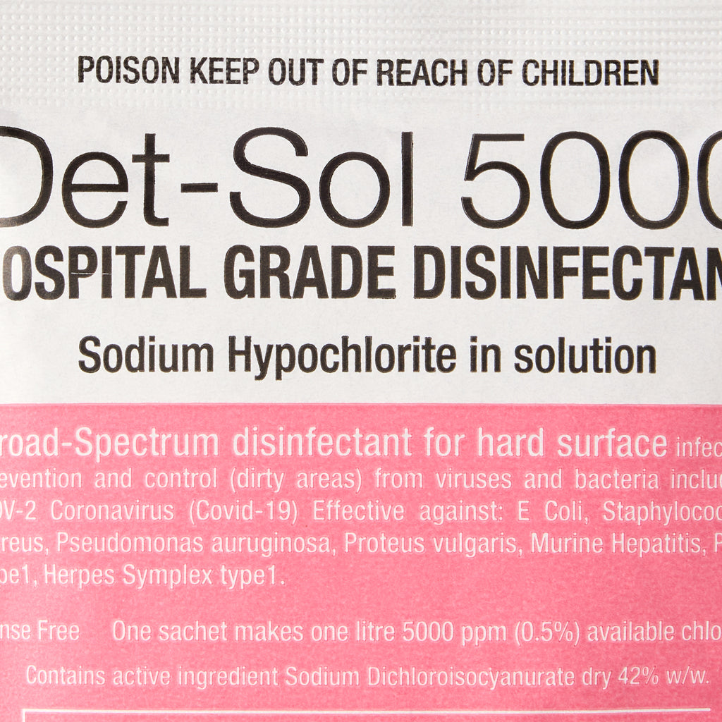 Det-Sol 5000 Disinfectant Sachet 20g 40402007