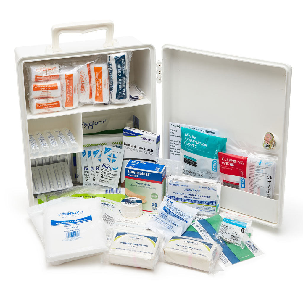 Medium Risk Workplace First Aid Kit Plastic Cabinet 20201100