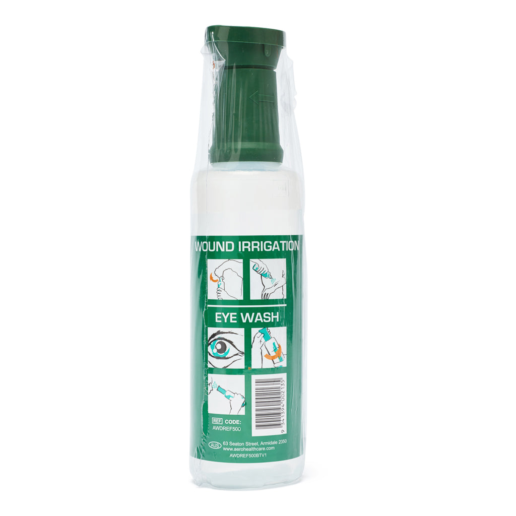 Eyewash Saline with Eye Cup 500ml 10602005