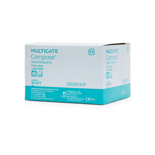 Compose Island Dressing Latex Free 5cm x 7.5cm (50) 10204036