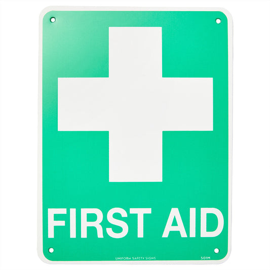 First Aid Sign Flat Poly 30401107