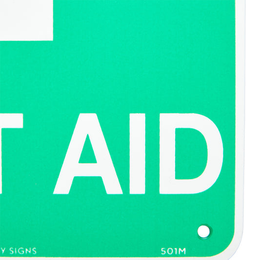 First Aid Sign Flat Poly 30401107