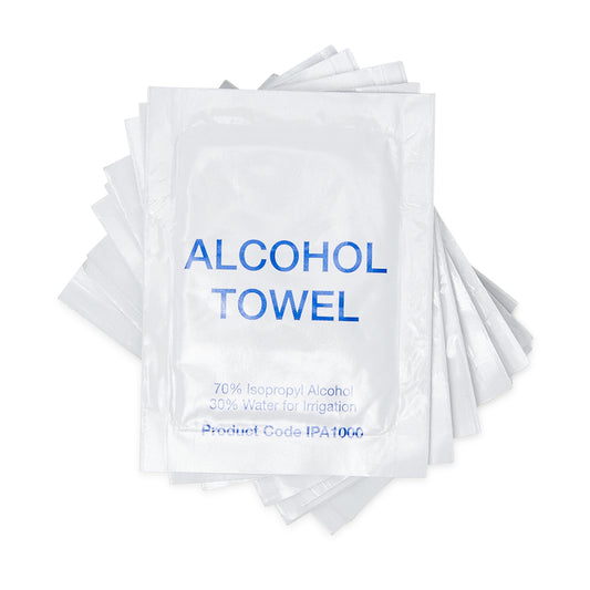 Alcohol Towel Sachets (100) 10101017