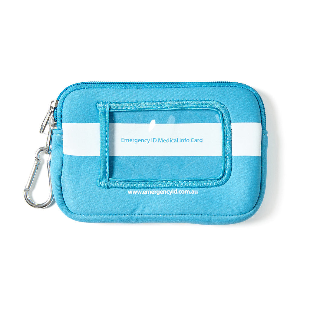 Medical Emergency ID Pouch - Blue - Small 11101015