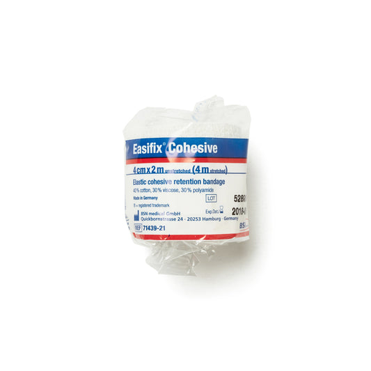 Cohesive Elastic Bandage White 4cm x 2m 10301025