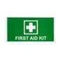 First Aid Kit Sticker with Cross 14.7cm x 7.5cm 11101063
