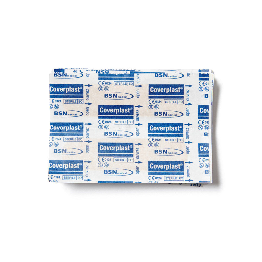 Coverplast Plastic Dressing Strips 1.9cm x 7.2cm 100 Box - Medium - Student First Aid