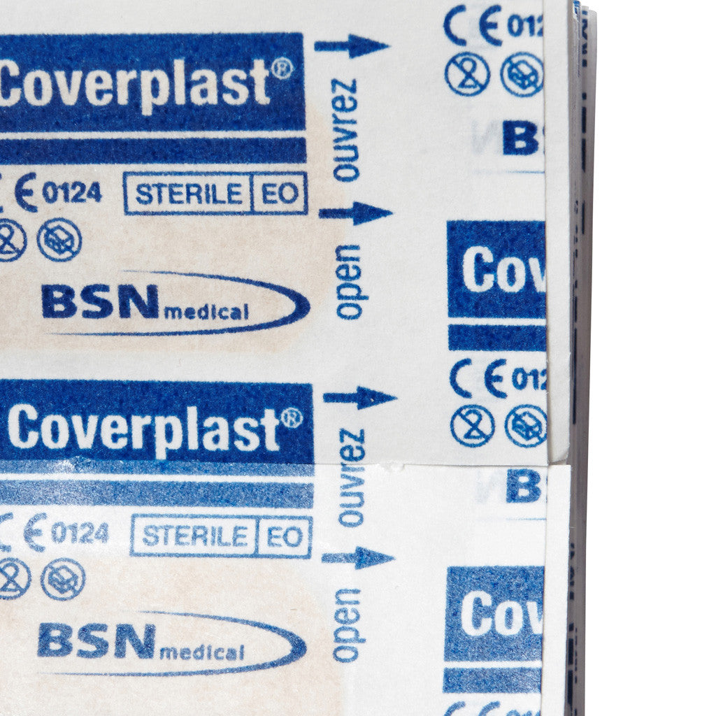 Coverplast Plastic Dressing Strips 1.9cm x 7.2cm 100 Box - Close - Student First Aid