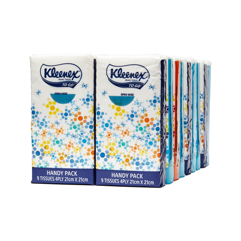 Facial Tissues Pocket 9 Pack - Medium - Student First Aid