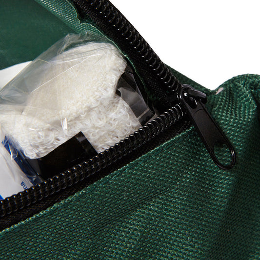 First Aid Kit School Yard Duty Bag Green - Close - Student First Aid