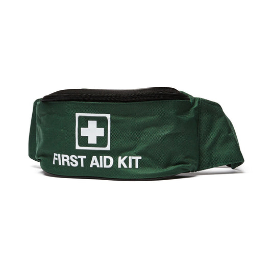 First Aid Kit Waist Bag Green Empty - Wide - Student First Aid