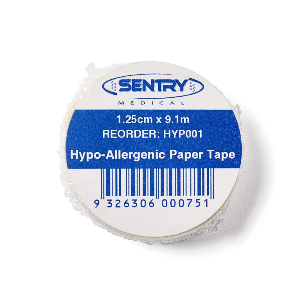 Hypoallergenic Paper Tape 1.25cm x 9.1m - Wide - Student First Aid