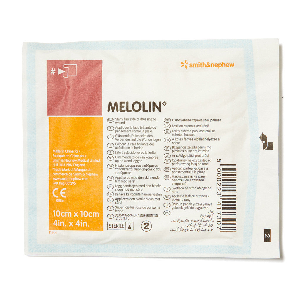 Melolin Non-Adherent Dressing 10cm x 10cm - Wide - Student First Aid