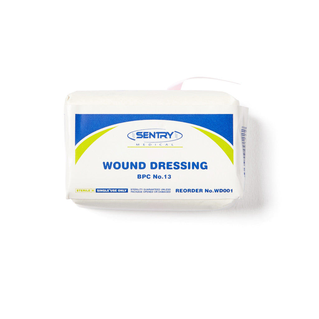 Wound Dressing No.13 Small 8cm x 9cm - Medium - Student First Aid