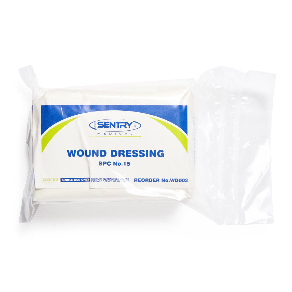 Wound Dressing No.15 Large 17cm x 13cm - Wide - Student First Aid